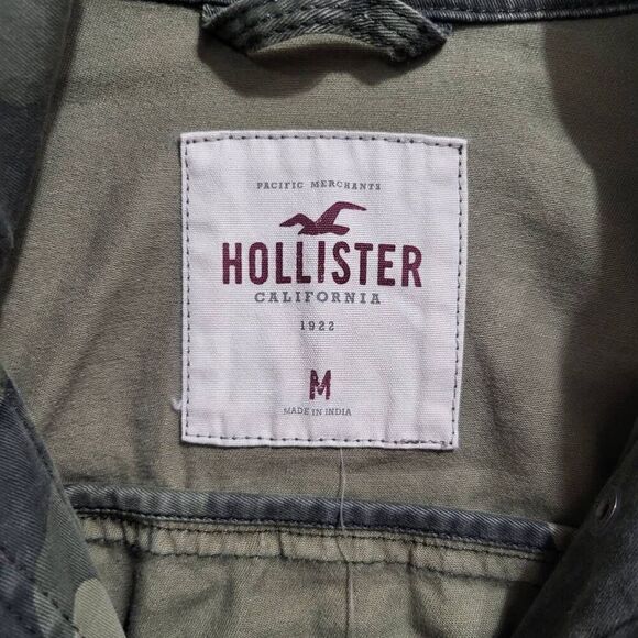 Hollister Camo Military Jacket‎  sz med - Picture 4 of 5